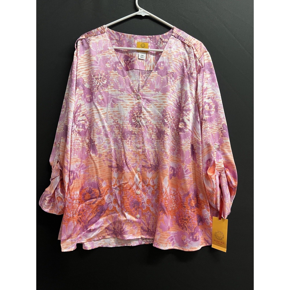 Ruby Rd. Women's Pink Roll Up  Size 20W. NWT